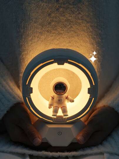 Đèn ngủ hình phi hành gia điều chỉnh độ sáng, điều khiển cảm ứng, trang trí bàn làm việc, đèn phòng ngủ, trang trí ngày lễ, quà sinh nhật.