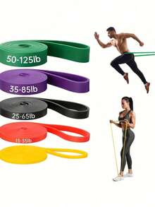 Resistance Bands Rubber Loops Squat Assist Bands Pull Up Assist Bands - Multicolor - View 3