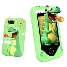 2.8 Inch Kids Toy Smartphone, Dual Camera Touch Screen Phone With Silicone Case And Lanyard, Music Game Player, Perfect Gift For 3-10 Years Old Children For Outdoor Camping - Multicolor - View 3