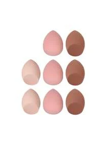 12pcs/Set Large Size Random Color Makeup Sponge Eggs, Mixed For Liquid, Cream And Powder Perfect Application, Multi-Color Makeup Sponges Suitable For All Skin Types, Latex-Free Dual-Use Powder Foundation,Giveaways,Travel,Cheap Stuff,Travel Essential - 彩色 - 查看 4