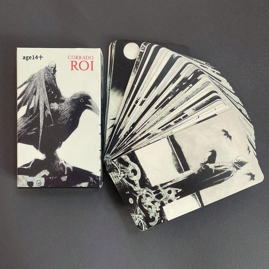 Of Crows Tarot Cards A 78 Deck Oracle English Visions Divination Edition Borad Playing Games - Beige - View 1