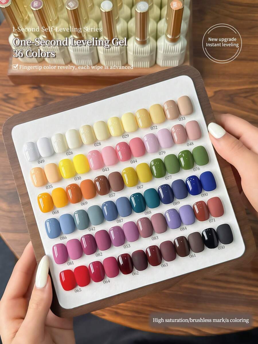 XEIJAYI 15ml Gel Nail Polish - Long-Lasting Shine, High Saturated Gloss Firm And Long-Lasting Nail Art Gel For Salon Nail DIY Women's Gifts - Multicolor - View 1