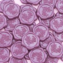 10/25pcs Rose Or Heart Shaped Wax Seal Stickers, Self-Adhesive Envelope Seals Suitable For Weddings, Parties And Birthdays - Multicolor - View 13