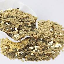 Light Gold Flat Round Sequin 3mm-30mm Laser Gold Sequins Large Loose Paillettes Craft For DIY Sewing Applique Knitting Jewelry Making Embroidery 20gram - Multicolor - View 24