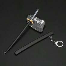 2025 New - 1pc Anime Peripheral Nichirin Sword Mini Version Alloy Weapon Model Keychain Pendant Fan Collection Display - Birthday Gift - Holiday Gift - Perfect Gift - Collection Gift - Gift - Multicolor - View 10