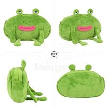 Lapicera Peluche Estuche Gran Capacidad Escolar Organizador - Verde - Ver 8
