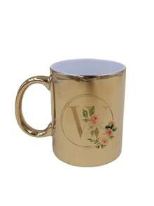 1 Pc 26 Letters Pattern Ceramic Water Mug Drinking Cup Novelty Christmas Halloween New Year Gift For Her Mugs For Coffee Tea And Hot Drinks Cup Travel Gift For Man Woman - Multicolor - View 12