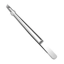 Premium Stainless Steel Slant Tip Eyebrow Tweezers - Unisex Precision Tweezers For Eyebrow Shaping & Facial Hair Removal, Facial Care Tool - Multicolor - View 10
