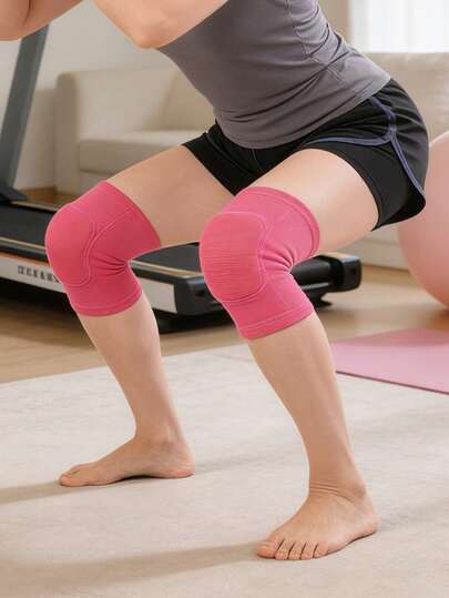 Men's And Women's Compression Elastic Thickened Sponge,Dance Knee Protection,Yoga Fitness Tennis,Running Bicycle,Soft And Breathable Knee,Protection Sports Knee Protection Equipment,Non-Slip Breathable Knee Elbow Protectors For Volleyball, Skating, Skiing, Fitness, Baseball, Gym, Football.Suitable For All-Day Comfortable Experiences During Training, Yoga, Hiking, Sports And Heavy Physical Labor,Valentine's Day Gift