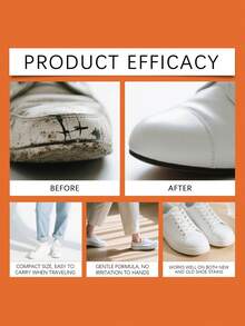 Shoe Cleaning Kit - Gentle Stain Remover, Multi-Purpose Daily Shoe Cleaner,Women's Day,Travel Essentials,Wedding Favours,Y2k,Bedroom,Car Accessories Women,Kitchen Deccor,Cute Stuff - Multicolor - View 6