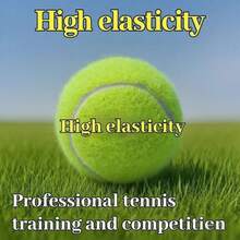 3pcs Wool Tennis Balls, High Performance Tennis Training Tool, Improve Skill Level, Suitable For Professional Courts, Schools, Clubs Sports Equipment - Multicolor - View 8