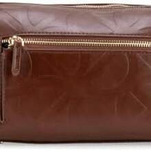 Cloe - Bolsa Crossbody Monograma Troquelado para Mujer - Cafetería - Ver 6