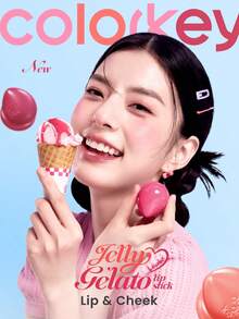 COLORKEY丰盈亮泽唇釉，高光泽镜面妆效，唇膏，多用途，腮红，防止嘴唇干燥皲裂，保湿唇釉，高光泽，高显色度，持久不脱妆，可用于脸颊、嘴唇和眼部，品牌美妆彩妆，面部彩绘化妆品，适合女性和女孩，春夏完美之选，Y2K时尚潮流，适合90年代妆容，生日母亲节礼物，派对必备，最佳颜色 - D03 - 查看 10
