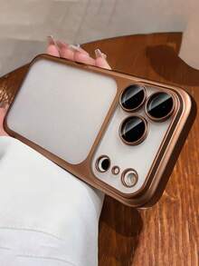 奢華啞光電鍍 360度磁吸支架手機殼，相容 iPhone 18 Pro Max 17 Pro Max 17 Pro 17 Air 17 16 15 14 13 Pro Max，相機鏡頭保護防震保護殼 - 沙漠金 - 查看 3