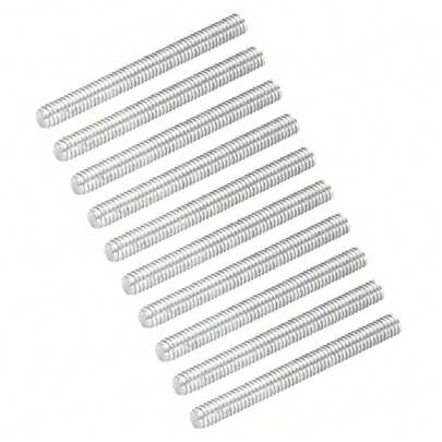 30Pack Fully Threaded Rod M4 X 40 0.7 Thread Pitch 304 Stainless Steel Right Hand Threaded Rods Bar Studs,40773490