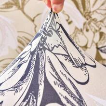 1/2/4/6pcs Printed Milk Silk High Back Chair Covers, Random Pattern Cutting, Modern Polyester Stretch Dust-Proof & Washable Slipcovers For Living Room, Dining Room, Bedroom - Multicolor - View 10