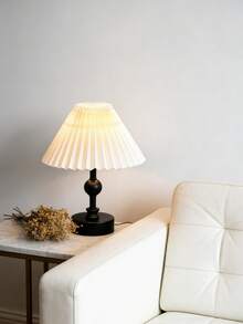 1pc USB Powered Black Lamp Pole Desk Lamp, Retro Style Lamp, Suitable For Bedside, Hostel, Dining Room, Camping, Minimalist Warm Light Lamp, Atmosphere Night Light - Black - View 9