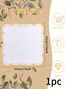 1/2/4/6/12pcs Wavy Embroidered Napkins, Solid Color Square Placemats, Fresh Minimalist Style, Suitable For Kitchen, Dining Table, Parties, Weddings, Offices, Coffee Tables, Home Decor, All Seasons - Multicolor - View 12