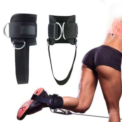 2pcs Ankle Strap With Leg Garter, Arch Frame Ankle Strap, Suitable For Strength Training, Leg And Butt Gym Fitness Accessories