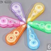 Random 1pc/3pcs/6pcs High Capacity 72m Correction Tape Set, Student Correction Tape, Correction, Modification, Correction Tool, Correction Stationery, Eraser, Homework, Correction Supplies, Writing Modification, Correction Fluid, School Supplies, Back To School Essentials - Multicolor - View 11