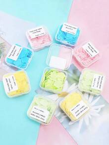 Portable Disposable Soap Tablets Outdoor Travel Hand Wash Antibacterial Soap Paper Petal Hand Wash Tablets Lasting Fragrance Beach Vacation Travel Back To School Fashion Man And Woman Must-Have Outdoor Camping Travel Fishing Mini Foot Soap Soap Tablets Can Be Carried On Business Trips Long-Lasting Fragrance Petal Hand Soap Sheets Beach Vacation Travel Essentials - Multicolor - 查看 11