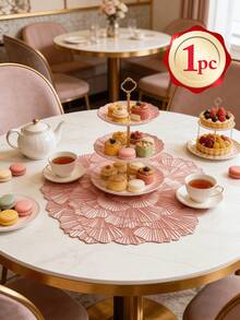 1-6 tấm lót bàn tròn bằng nhựa PVC màu vàng đồng, họa tiết hoa tối giản, có thể giặt, dễ lau chùi, chống trơn trượt, thích hợp trang trí bàn ăn cho các dịp lễ, đám cưới, tiệc tùng. - Nhiều màu - Xem 22