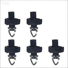 多功能尼龙手套，户外露营战术攀岩绳钩防丢安全扣腰带 - 彩色 - 查看 18