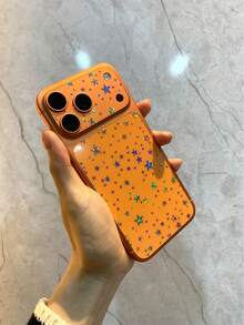 适用于 17 Pro Max 的套装：星星背贴、心形背膜、激光镜头保护膜。可爱，非常适合送给女孩，是生日礼物和情人节礼物的理想之选。 - 無色 - 查看 4