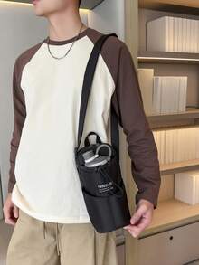 Men's Mini Messenger Bag, Shoulder Bag, Crossbody Bag, Wallet