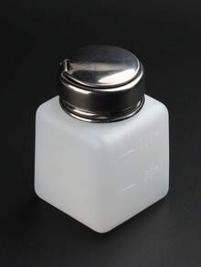 180ml/120ml Metal Head Nail Polish Remover Pump Bottle, Refillable Professional Nail Polish Remover Pump Bottle, Salon Liquid Pump, Durable Metal Top Nail Art Tool DIY Manicure Supplies - Multicolor - View 15