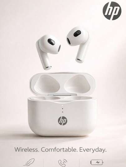  HP Wireless Bluetooth Headphones, 5.3 Auto Pairing, Up To 30 Hours Playtime, With Microphone, Compatible With IPhone And Android, Suitable For Gaming, Music And More, Ideal Gift For Holidays And Christmas, Essential Item For Autumn/Winter, USB Type-C Charging