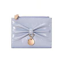 Elegant Bow Pendant - Minimalist Korean Style INS Women's Bifold Wallet, Large Capacity Card Holder, Popular Item - Multicolor - View 12