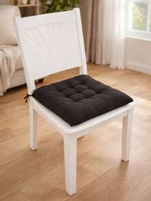 Premium Outdoor & Indoor Chair Cushion – Garden, Balcony & Kitchen - Black - View 5