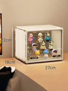 Blind Box Doll Display Stand, Waterproof Transparent Display Box, Detachable Acrylic Storage & Organization Box, Dust-Proof Display Cabinet, Multi-Functional Collectible Storage Box, Home Decor, Apartment Essential, Office, Hotel, Desktop Decor, Back To School, Holiday Essential (Doll Not Included) - Multicolor - View 13