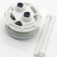 Válvula de tanque de asiento de inodoro de 38mm, accesorio de baño de doble botón, botón de tanque de inodoro de doble descarga universal, botón de descarga TKOM - 1 - Ver 6