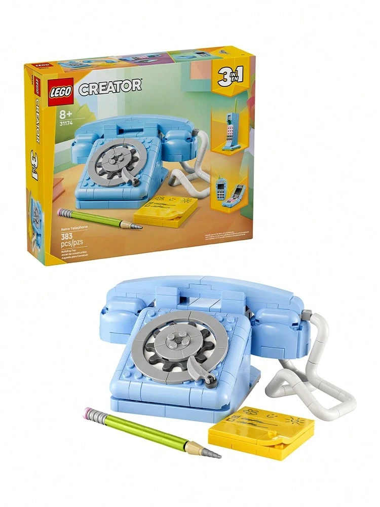 LEGO Building Blocks 3-In-1 Retro Phone 31174 Creative Building Blocks Toy, Suitable For Boys And Girls, Children's Day Gift - Multicolor - View 1