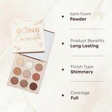 Colourpop Going Coconuts Pressed Powder Eyeshadow Palette - White - 查看 7