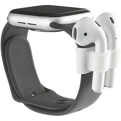 - Watch Band Holder - For AirPods Earbuds - Compatible With AirPods Pro, 2, 1 - White