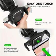 Dashboard Car Phone Holder With Suction Cup, Universal Suction Cup Base With Adhesive Gel Pad, Suitable For Nearby Car Phone Holder, Adjustable And Rotatable Car Phone Holder - Suction Cup - View 5