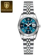 POEDAGAR Is A Petite And Exquisite Women's Stainless Steel Quartz Watch, With A Crystal-Clear And Elegant High-End Design That Exudes An Extraordinary Aura. - Silver - View 16