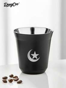 Dengcoo 1pc Stainless Steel Coffee Cup, Eid Style Coffee Cup, Iced Americano Cup, Outdoor Camping Cup, Tea Cup, Use During Ramadan And Eid Al Adha - Cup - View 9