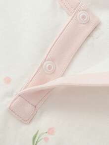 Balabala 2件装婴儿长袖T恤，柔软棉质面料，可爱休闲日常穿着 - 紅色調 - 查看 11