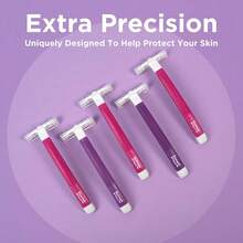 Wilkinson Sword - MyIntuition Essentials Extra 2 - Einwegrasierer - Rasierer mit 2 Klingen für Damen - Schmierstreifen mit Aloe Vera - Packung mit 10 Stück-8304 - Extra2UK - Übersicht 6