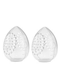 1/2pcs Makeup Sponge Blender, Makeup Sponge Holder Case, Transparent Frame Makeup Sponge Drying Box, Suitable For Vacation, Beach, Bathroom, Bedroom, Large Capacity - Multicolor - View 8