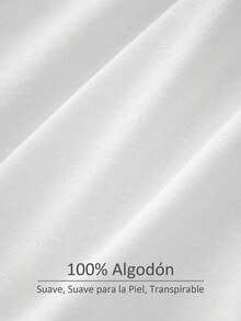 Camiseta de 100% Algodón para Hombre - Manga Corta Blanca Estampada Patrón de caras de gatos impreso Cómoda y Suave para la Piel, Fácil de Lavar, Estilosa y Versátil - Blanco - Ver 6