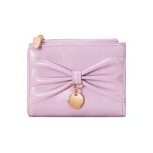 Elegant Bow Pendant - Minimalist Korean Style INS Women's Bifold Wallet, Large Capacity Card Holder, Popular Item - Multicolor - View 14
