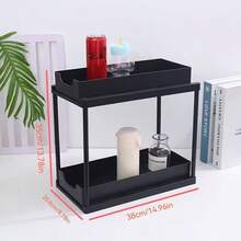 5件套拉出式水槽下收纳架，多功能厨房/浴室/台面收纳架，告别杂乱 - 彩色 - 查看 3