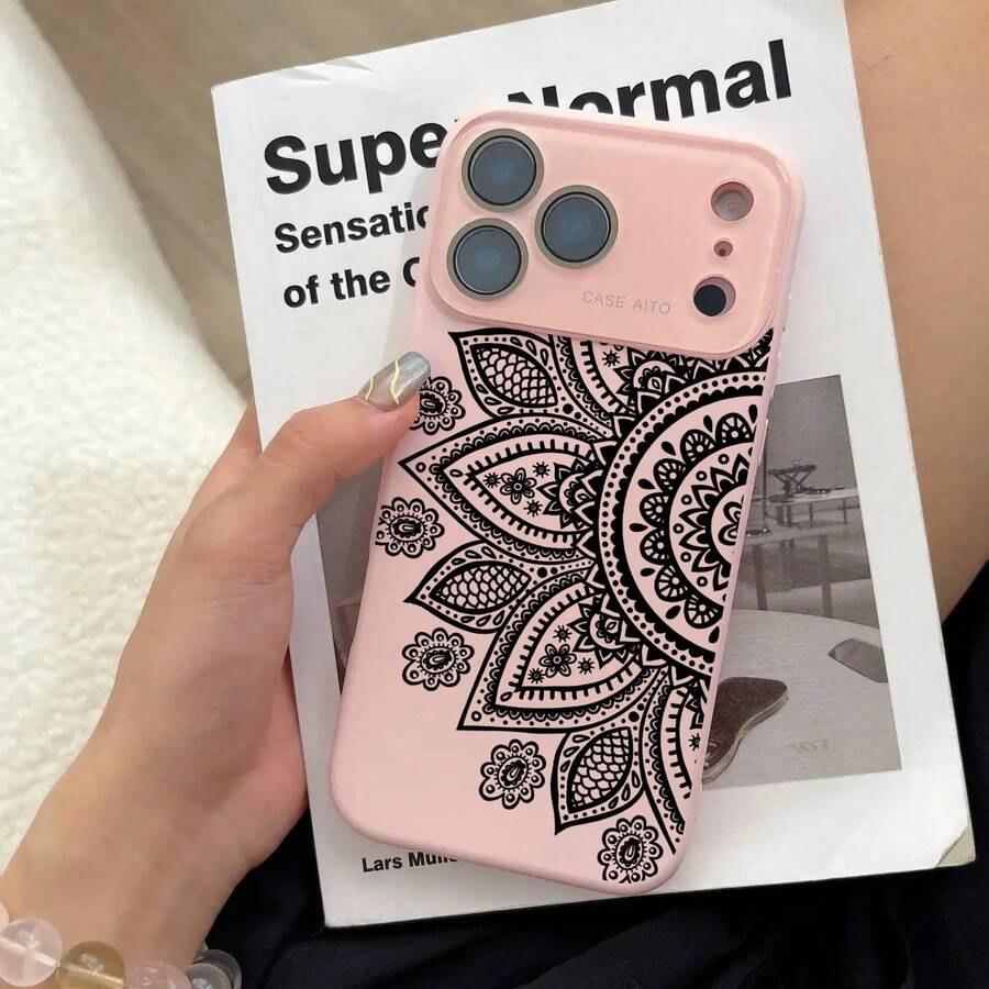 苹果phonecase透底867JPDSCFYTiPhone13Pro圣诞礼物iphone15ProMax新年礼物16男女朋友Air生日礼物5防摔优质 - 粉色 - チェックする 1