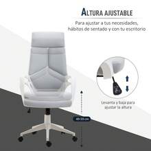 HOMCOM Home Office Chairs - Xám - Xem 2