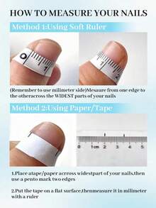 10 Móng Tay Giả Thủ Công Màu Xanh Nhạt Hồng Trung Bình Hình Hạnh Nhân Có Viền Vàng Thích Hợp Cho Tiệc Tối, Móng Tay Nhân Tạo Tái Sử Dụng Cho Phụ Nữ & Bé Gái, Bộ Dụng Cụ Làm Móng Nghệ Thuật Kèm Miếng Dán Jelly - Nhiều màu - Xem 8